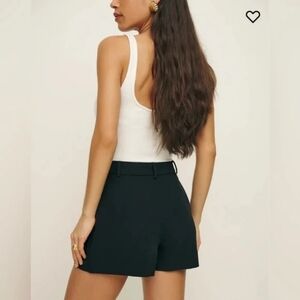 Reformation Black Mel Shorts Size 10 NWT